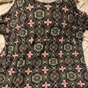 LulaRoe Irma SzM aztec like print